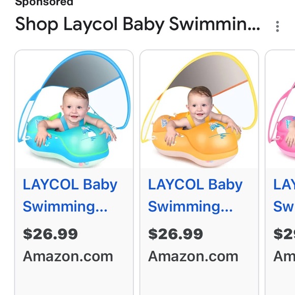 XL baby swim float / canopy - Picture 3 of 7